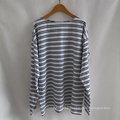 Factory Wholesale  High Quality Customized  100% cotton women stripe hoodies casual